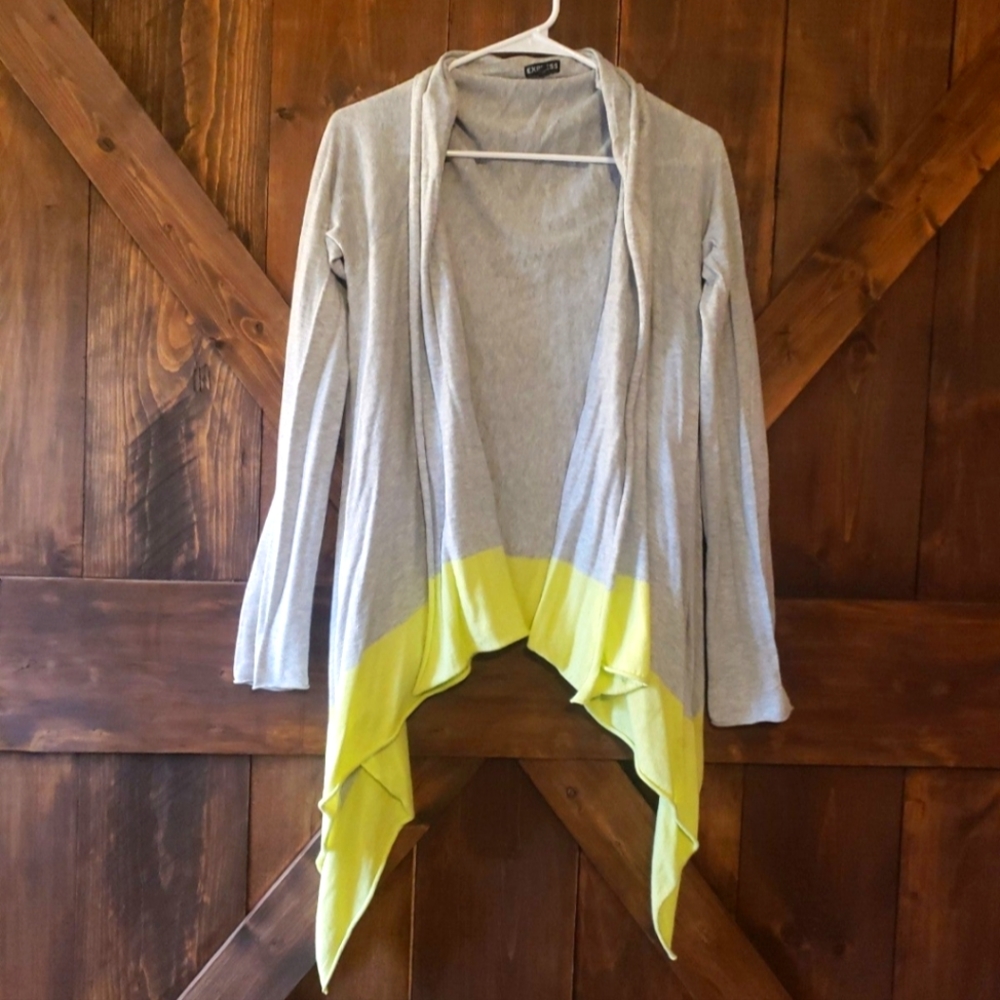 ❤️🩷❤️Express cardigan large neon sharkbite